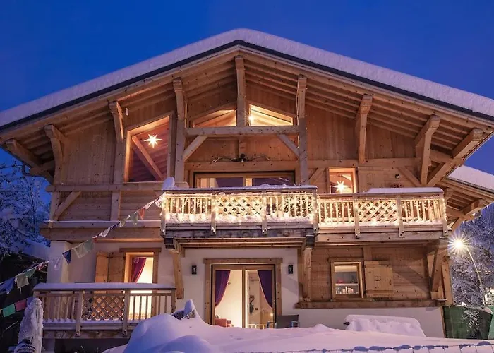 Dans Chalet, Coeur De Appartement Megève